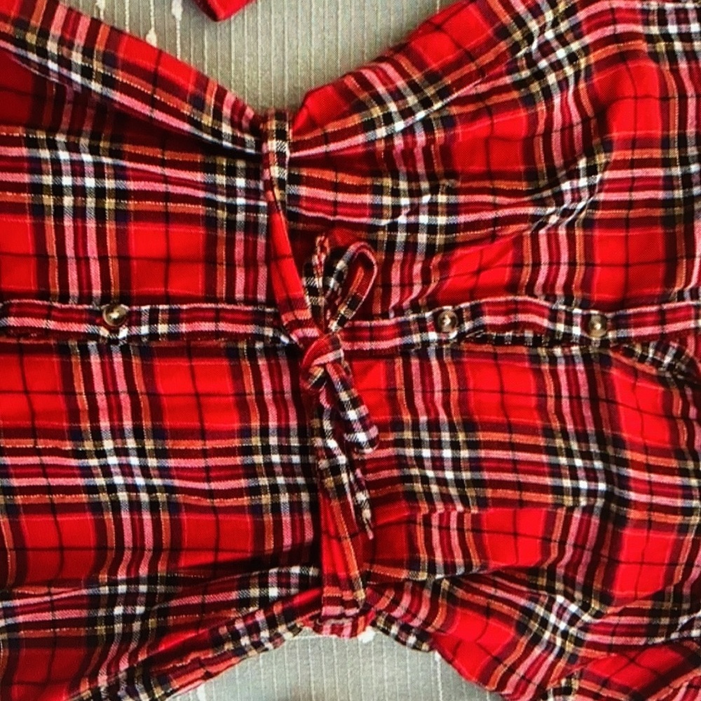 Kids plaid shirt top